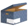 BANKERS BOX Fellowes 4484101 boîte à archives carton bleu, blanc