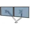 Fellowes Platinum Series Bras porte-écrans double - Argent 8056501