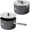 MSR Ceramic Nonstick 2.5-Liter Camping Pot with Fusion Coating, Black