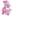 Guirlandes électriques Lumière de boule de coton de 3,7 m 20led avec 8...