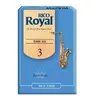 D'Addario Rico Anches Rico Royal pour saxophone ténor, force 2.5, pack de 10