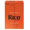 D'Addario REA1040 - Anches clarinette basse, force 4, boîte de 10