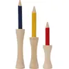 ACM Thé en gradins Wood (paquet de 10), rouge