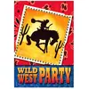 RueDeLaFete 8 Invitations Anniversaire Western Party