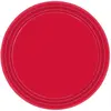 Amscan 8 Assiettes (22,8Cm) – Rouge