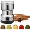 OUTAD Moulin à café et mixeur électrique broyeur pour grains de café, graine de lin et autres épices - inox #26@