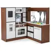 Costway Cuisine Enfant En Bois Pour 3 Ans+ - 18 Accessoires Avec Lumiè...