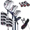 COSTWAY Set de Golf 11 Clubs-Droitier Hommes-Driver,Bois de Parcours,H...
