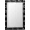 Costway - Miroir Mural Rectangulaire 106 × 71.5 cm, Cadre en Bois d'Hé...