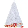 GOPLUS Sapin de Noël Artificiel Blanc 240 cm, Arbre de Nöel avec 1138 ...