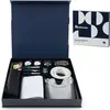 Costway Outil De Golf 24 Accessoires Pour Femme Costway-3 Balles,12 Tees De Golf-Outil De Divot-Serviette,Ceinture
