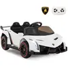 Costway - 12V Lamborghini Voiture Electrique Enfants avec Télécommande...