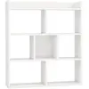 GOPLUS Étagère bibliothèque à 7 cubes 4 niveaux blanc 80 x 20 x 90 cm
