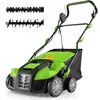 Scarificateur Electrique 40cm COSTWAY-2 en 1 Emousseur 2000W-Hauteur,P...