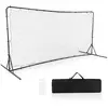 Filet de Rebond de Football Enfants COSTWAY-372,5 x 182,5cm-Filet PE-S...