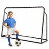 Filet de Rebond de Football Enfants COSTWAY-2 en 1-187 x 60 x 122,5cm-...