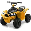 COSTWAY Quad Electrique pour Enfants 12V7Ah, LED, Musique, Klaxon, Rou...