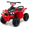 COSTWAY 12V Quad Électrique Enfant avec Phares & Musique & Klaxon, Voi...