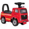 COSTWAY Mercedes-Benz Camion de Pompier Porteur Enfant avec Voyant d'A...