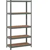 Costway Étagère De Rangement À 5 Niveaux Pour Garage, Étagère Ajustable En Hauteur, Chaque Charge 175 Kg, 90 X 40 X 180 Cm, Gris