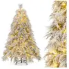 Sapin de Noël Artificiel 192 cm, 519 Branches avec 250 led Blanc Chaud...