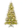 CostwaySapin de Noël Artificiel de 190 cm Arbre de Noël à Charnières F...
