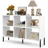 GOPLUS Meuble à Casier 6 Cubes-Bibliothèque Étagère Ouverte à 3 Niveau...