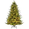 Giantex Sapin de nnoël artificiel lumineux pliable 788 pointes vertes 180 cm