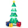 CostwaySapin de Noël Gonflable 180CM avec 3 Paquets Décorations avec L...