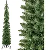 Costway arbre artificiel 213 cm, 499 branches, 200 lumières led, vert
