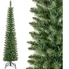 Sapin de Noël Artificiel LED COSTWAY 180cm-180 Lumières Blanc Chaud-Fo...