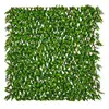COSTWAY Haie Artificielle Brise-Vue Décoration Extensible, Panneau pou...