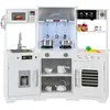 Cuisine Enfant De 3+ Ans Costway-Jouets En Bois-Sons Et Lumières-Espac...