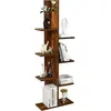 COSTWAY Bibliothèque Forme Arbre à 8 Niveaux, Étagère de Rangement pour Enfants, Présentoir Multifonctionnel pour cd, Albums, Livres, Plantes, pour Salon,