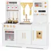 Costway Cuisine De Jeu Pour Enfants 3 Ans+ Avec 6 Accessoires, Cafetiè...