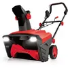Déneigeuse Electrique 2300W COSTWAY-Largeur de Travail 50 cm-2 Phares ...