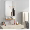 COSTWAY Miroir LED Salle de Bain 70 x 50 cm, 3000-6000k, Luminosité Ré...