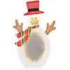COSTWAY Bonhomme de Neige 2D Pré-éclairé de 75 Perles de Lumière LED B...