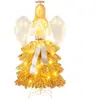 Costway - 157 cm Sapin de Noel en Forme d'Ange, Decoration Noel Extéri...