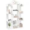 GOPLUS Bibliothèque Forme d Arbre 86x24,5x141CM avec 13 Etagères Ouver...