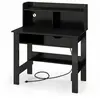 Costway Bureau D'ordinateur Avec Prises De Courant Et Ports Usb & Type...