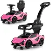 COSTWAY Lamborghini Voiture À Pousser 3 En 1 Pour Enfants, Roues Unive...