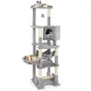 Arbre à Chat Multi-niveaux 176 CM COSTWAY, Perchoir Supérieur, Condo, ...