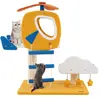 Arbre à Chat Multi-Niveaux 76 CM COSTWAY, Thème de l'Aviation, Perchoi...