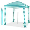 Abri de Plage Pliable 3,5m² COSTWAY-3 Hauteur Réglable-Paroi Latérale ...