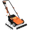 RELAX4LIFE Scarificateur Électrique 2 en 1, 1500W, Sac de Collecte de ...