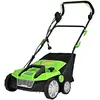 RELAX4LIFE Scarificateur Électrique 2 en 1, 1800 W, Sac de Collecte de...
