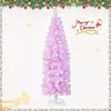 RELAX4LIFE Sapin de Noël 180 cm avec Lumières, Arbre de Noël Rose, Déc...