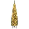 RELAX4LIFE Sapin de Noël 150/180 cm avec Lumières Intégrées, Arbre de ...