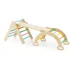 GOPLUS Arche montessori d'escalade enfants bois multicolore